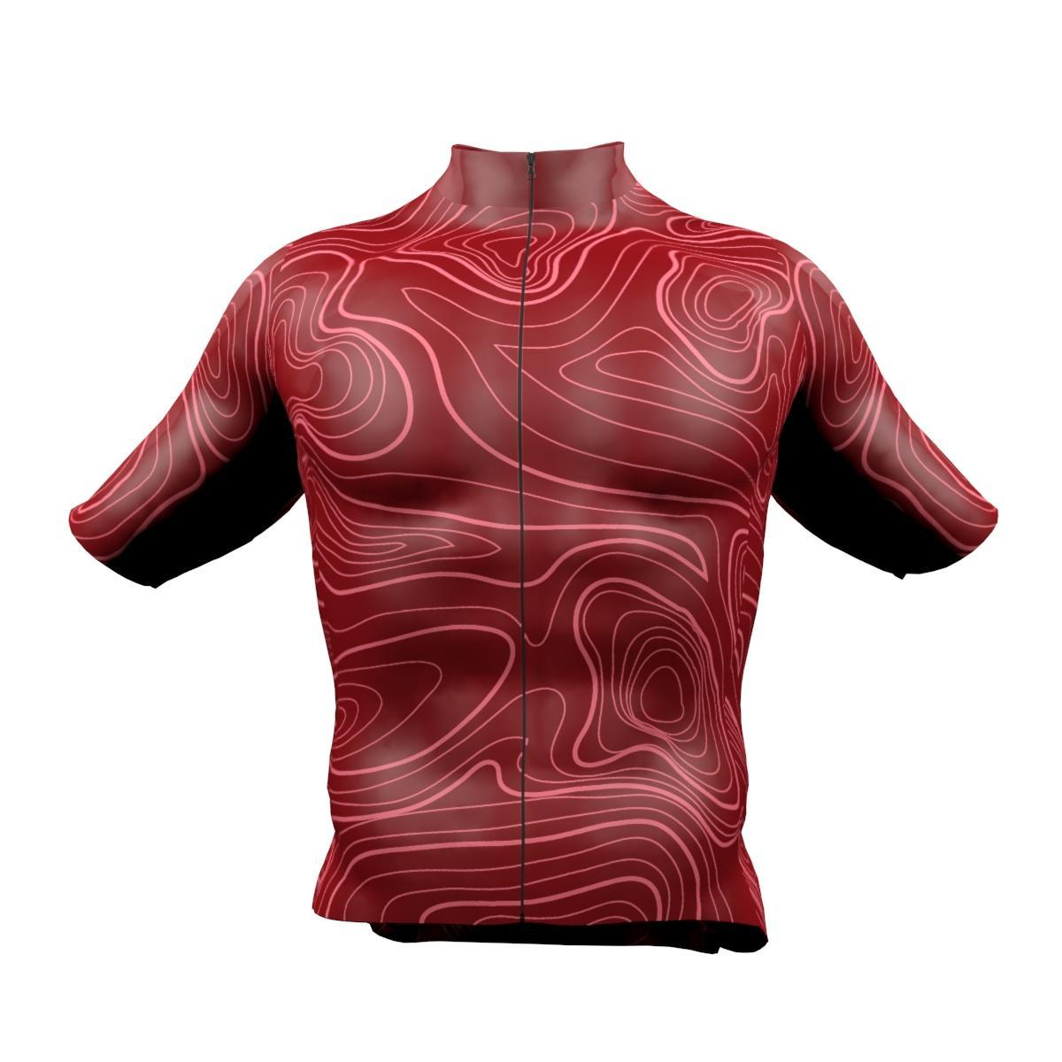 Jersey S/S Big Ring Lulu Falu Red Light Carmine Pink Mens-BR5025