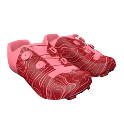 Bicycle Shoe Carbon Customised Big Ring Lulu Falu Red Light Carmine Pink unisex-BR5025