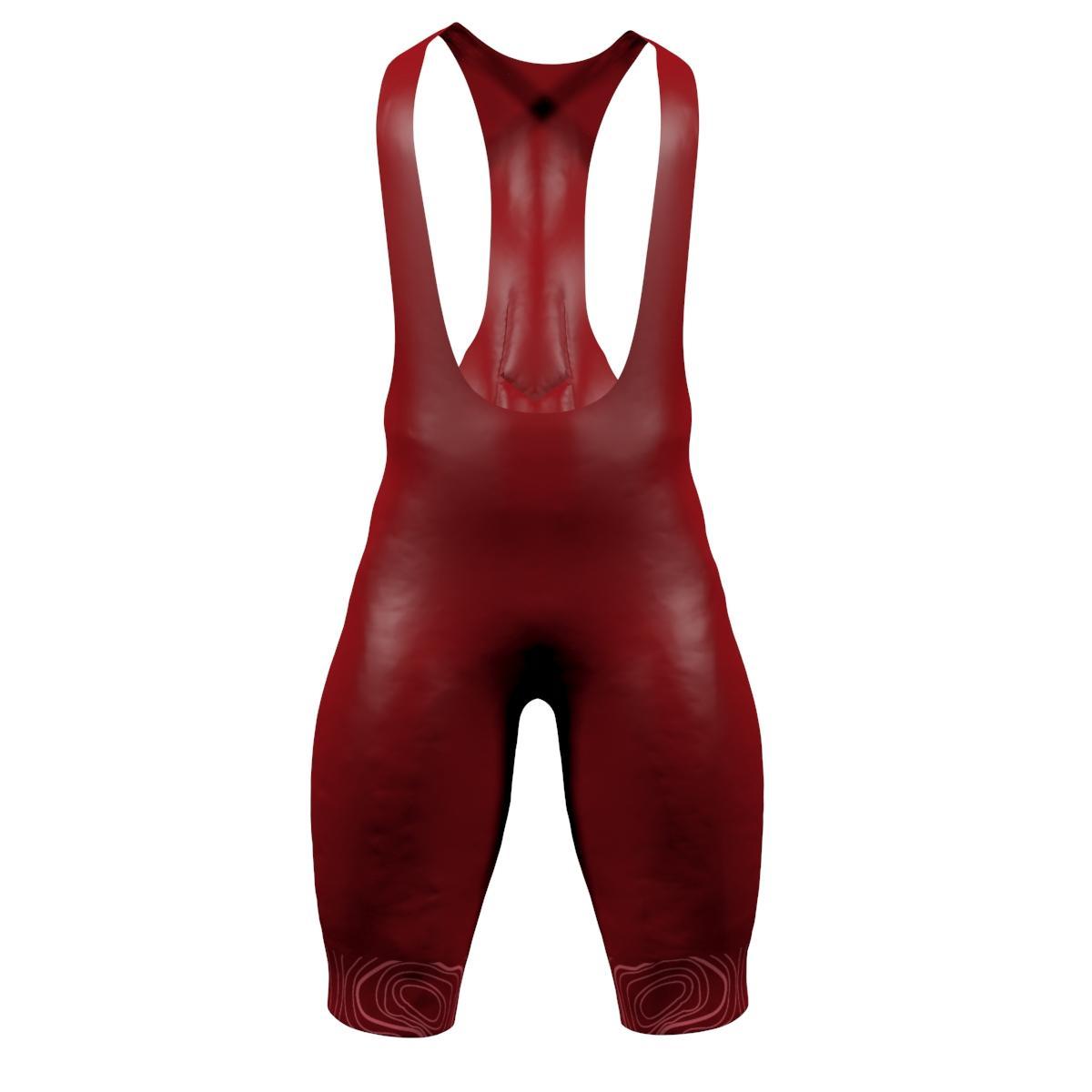 Bibshort Big Ring Lulu Falu Red Light Carmine Pink Mens-BR5025
