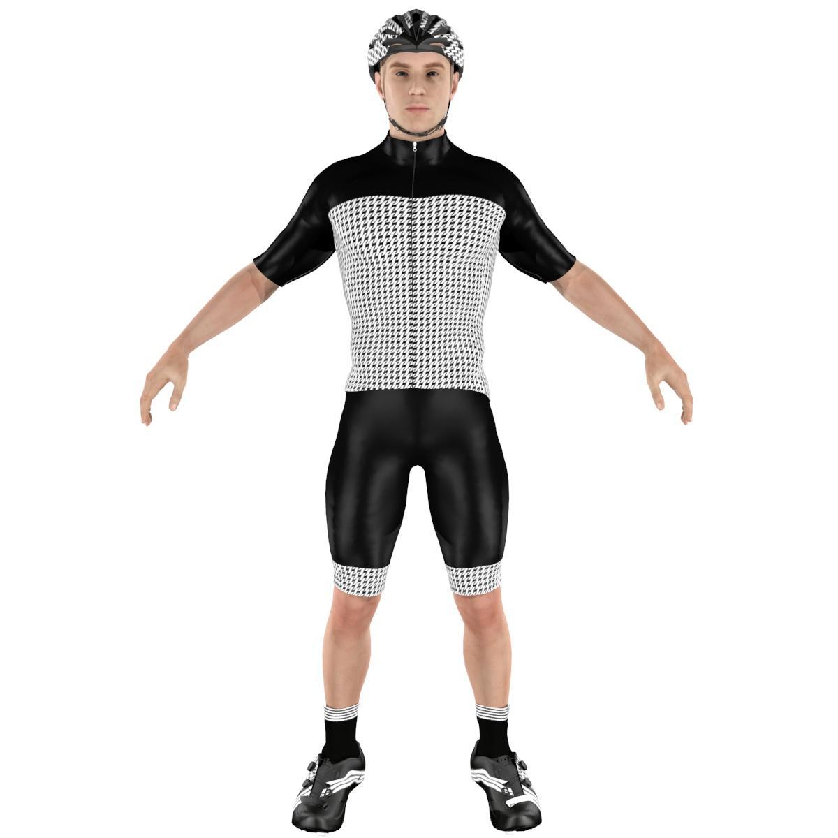 Cycling Clothing Combo Big Ring Griffin Black Gray Mens BR5034