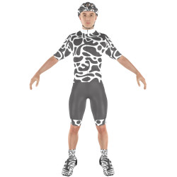 Cycling clothing combo Big Ring Pepper Dark liver Platinum Mens--BR4195