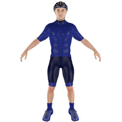 Cycling clothing combo Big Ring William berry black Mens--BR4101