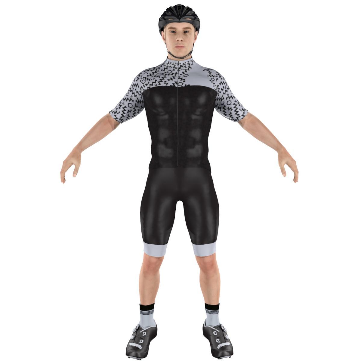 Cycling Clothing Combo Big Ring Karma Eerie Black Spanish Gray Mens-BR4035