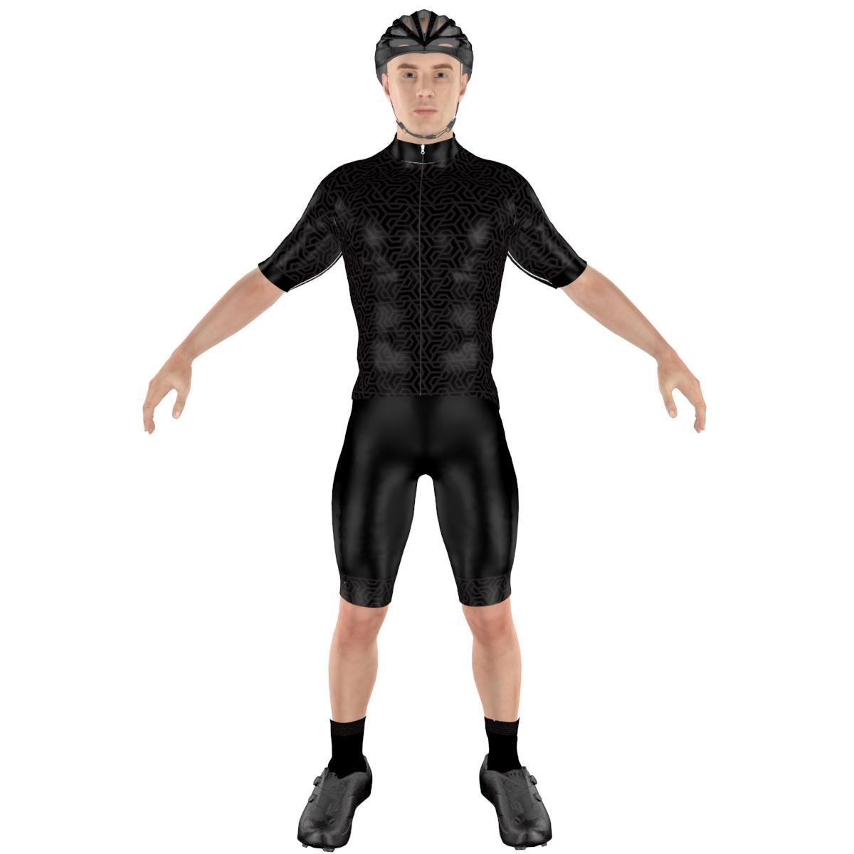 Cycling Clothing Combo Big Ring Socks Black Olive Black Mens-BR4078