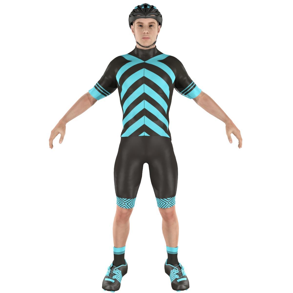 Cycling Clothing Combo Big Ring Chauffeur Sea Serpent Dark Charcoal Mens-BR4053