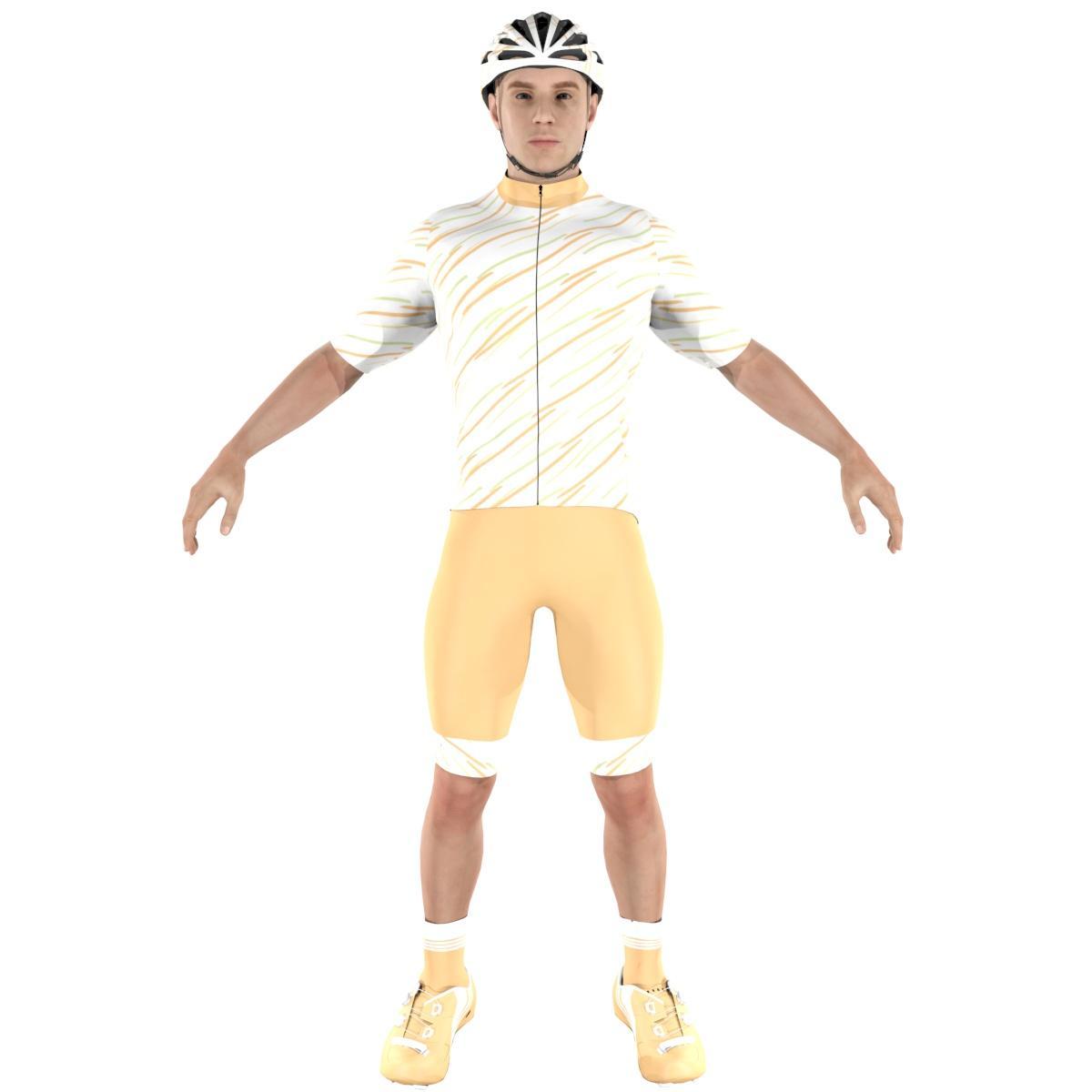 Cycling Clothing Combo Big Ring Roman Mellow Apricot  Medium Spring Bud Mens-BR5166