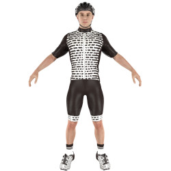 Cycling Clothing Combo Big Ring Lux Pine Tree  Isabelline Mens-BR4049