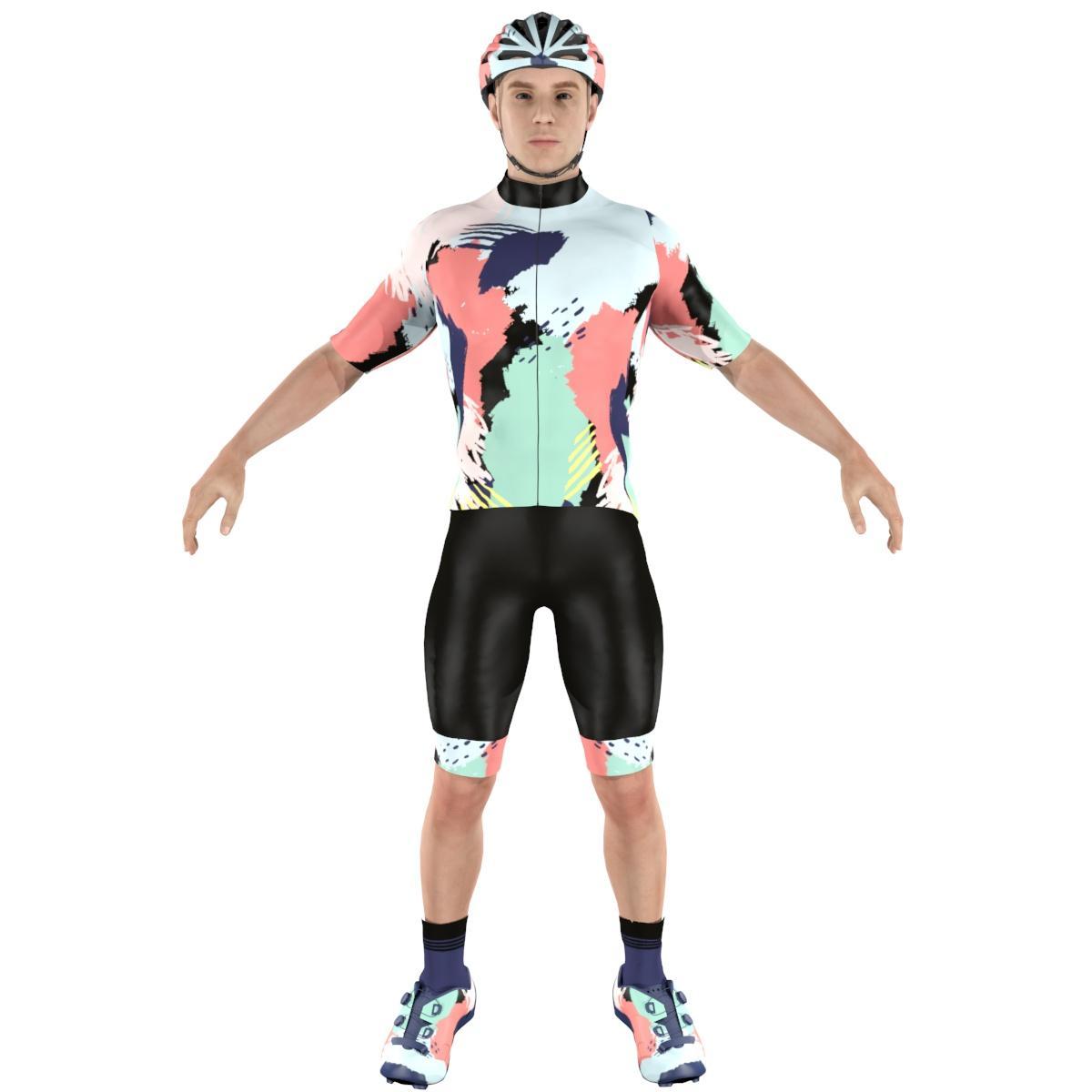 Cycling Clothing Combo Big Ring Kent Vampire Black Candy Pink Mens BR4051