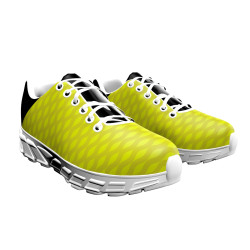 Runner Big Ring Hugh Acid Green Rich Black White Mens-BR4023