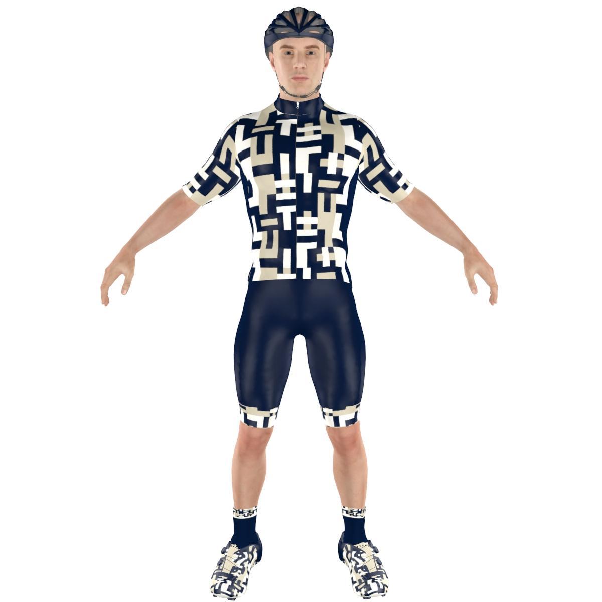 Cycling Clothing Combo Big Ring Olive Dark Gunmetal Khaki Mens-BR4189