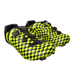Bicycle Shoe Carbon Customised Big Ring Atom Acid Green Eerie Black Mens-BR4021