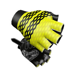Glove Big Ring Hugh Acid Green Rich Black White Mens-BR4023