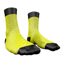 Sock Big Ring Hugh Acid Green Rich Black White unisex-BR4023