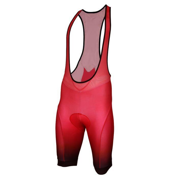 BigRing Bibshorts - Fade Neon Red (Kit Two)
