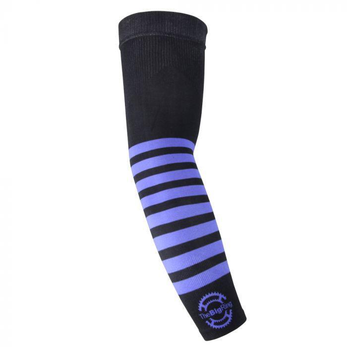BigRing Lightweight Sunscreen Arm Sleeves BigRing Bands Black/Navy