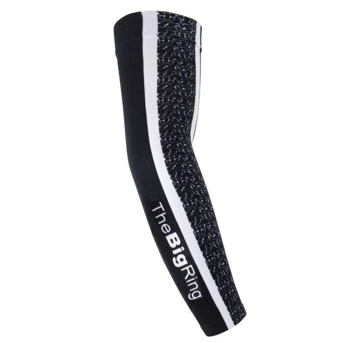 BigRing Lightweight Sunscreen Arm Sleeves BigRing Graffiti Mantra Black/White