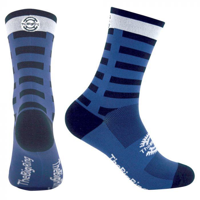 BigRing Sock - Bands Black/Navy