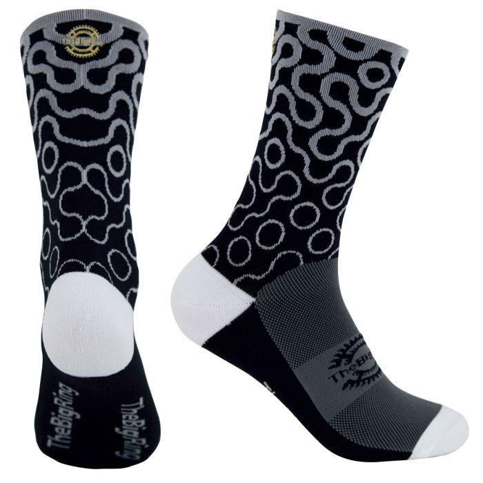 BigRing Sock - Chaindrive White/Black