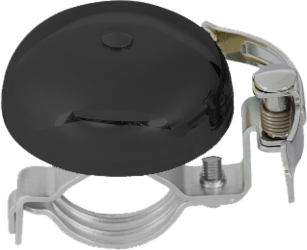 NUVO Bell - NH-B618BSO - 45mm, BLACK, FOR 22.2mm - 25.4mm, brass top with steel base