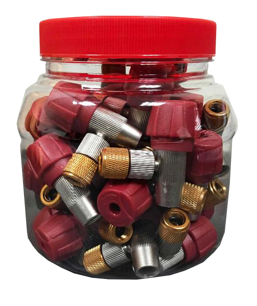 KWT Co2 Screw Regulator Heads - 25 PCS / JAR