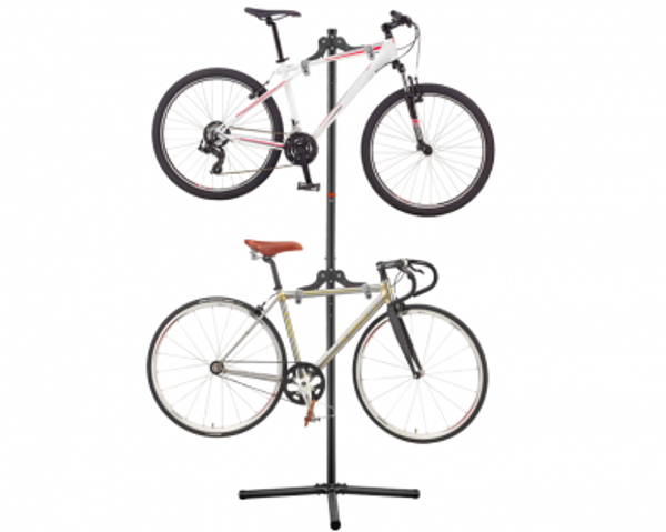 IBERA - Bike Stand Two Bike Vertical Display With Multi Pivot Arms
