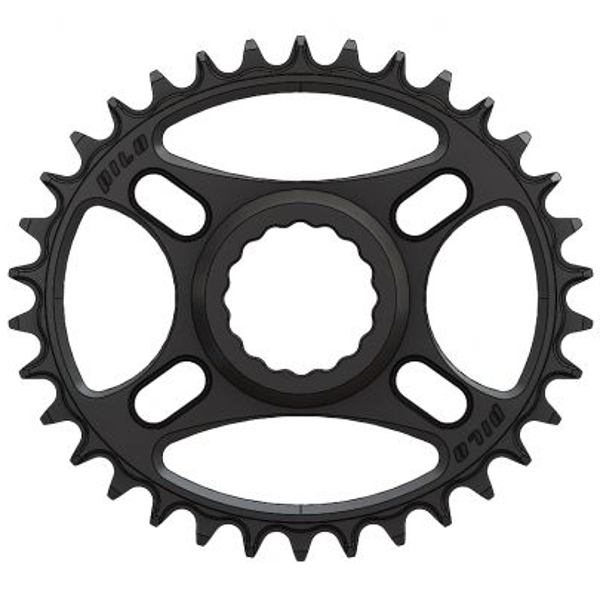 PILO Chain Ring - 34T Narrow Wide Elliptic - Race Face Direct Black Anodized