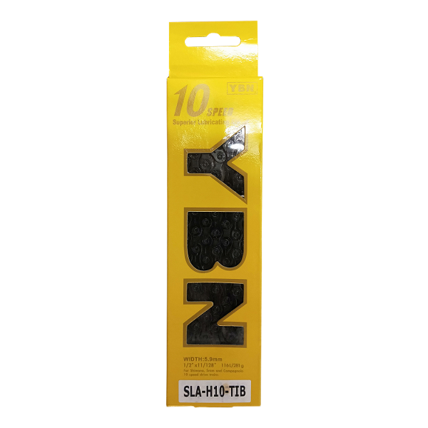 YABAN Chain - 10 Speed - 1/2 X 11/128 X 116L - 5.9mm - SLA H10 Black
