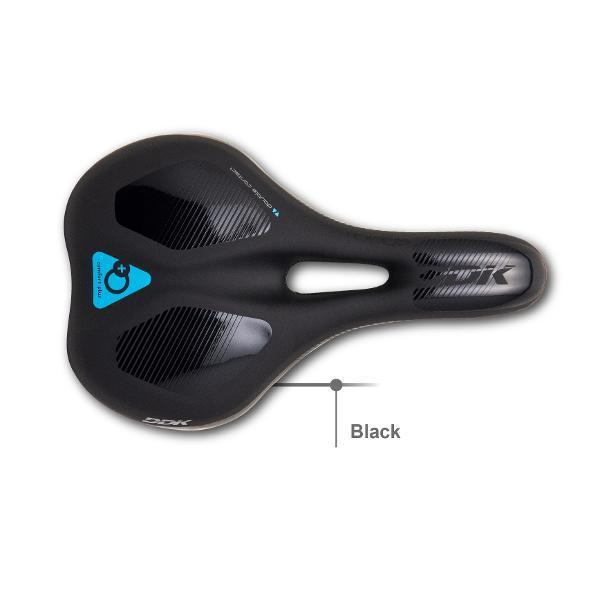 DDK - Saddle 3153Mf - Comfort Plus - E-Bike/Trekking And City - Hi-Ten Steel Rail - 270mm x 181mm