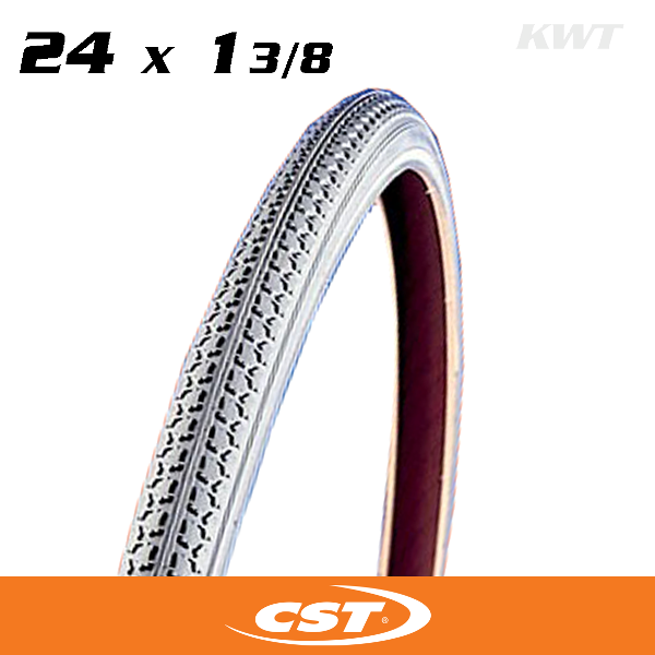 CST - Tyre C245 - 24 x 1 3/8 - Wheelchair - Grey