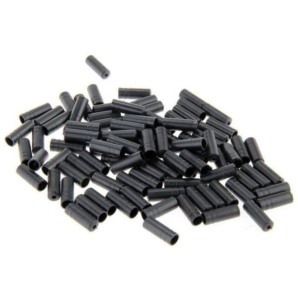 MARS ONE Plastic End Caps - 4mm - Suits Gear Cable - 4.2mm X 16mm - Black - 150Pc