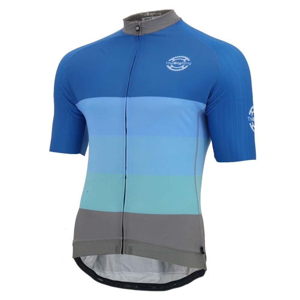 Jersey S/S Big Ring Ride Blues/Grey